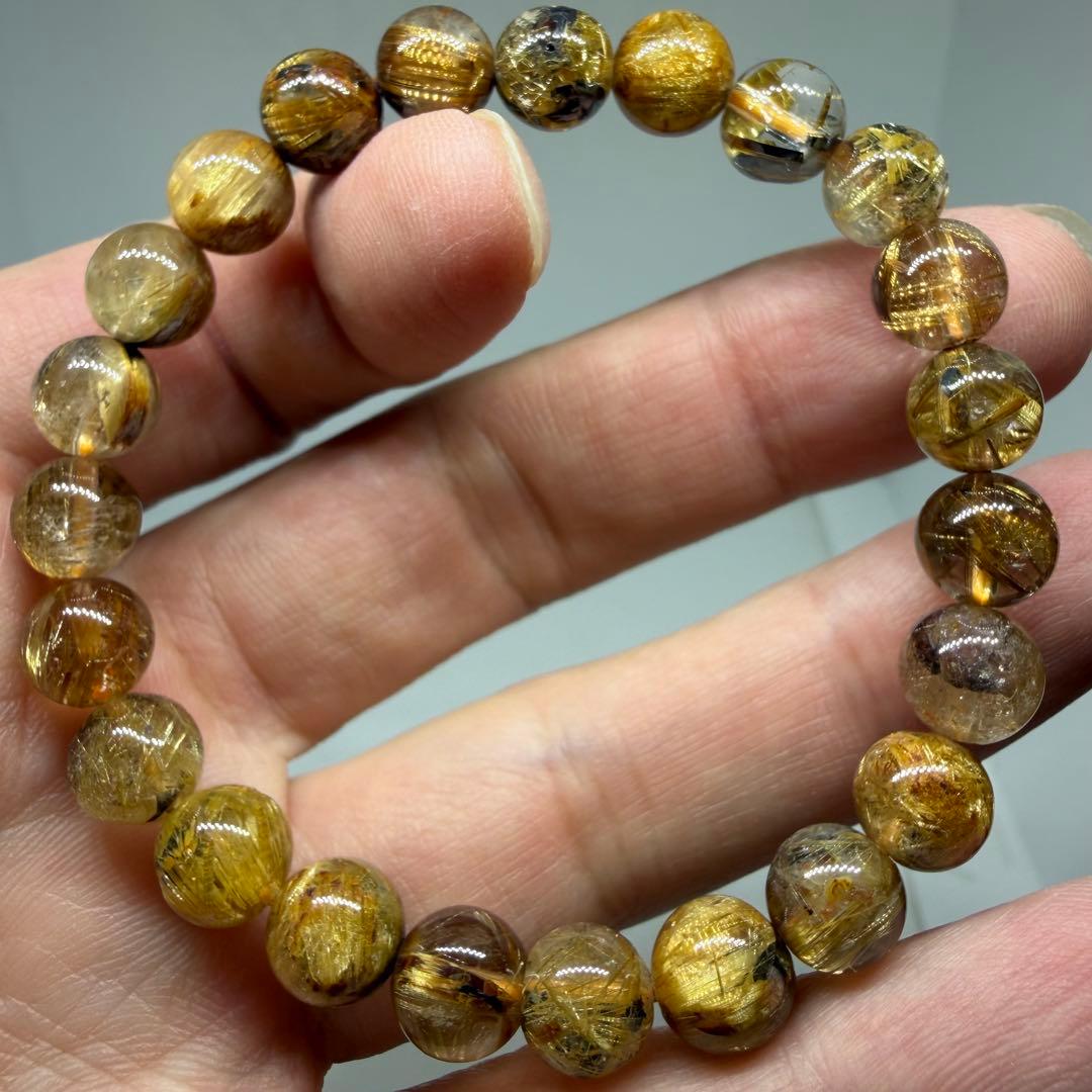 ■ハイクオリティ ゴールド タイチン ルチル クォーツ 024■