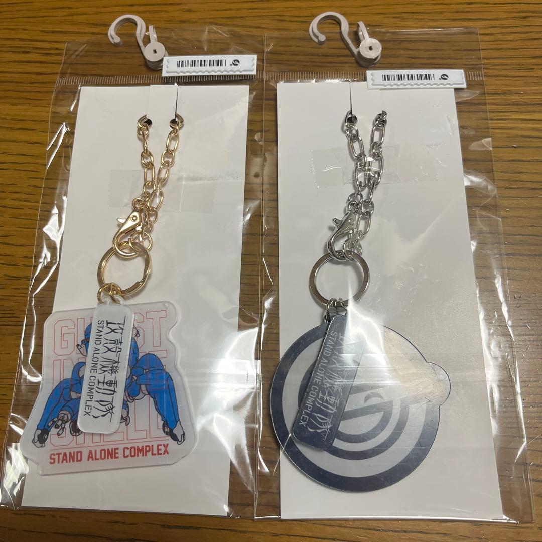 攻殻機動隊SAC アベイルコラボ タチコマ 笑い男マーク チャーム 2種