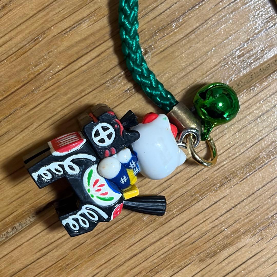 ご当地キティ 木下駒 根付 ストラップ 郷土玩具 レア - メルカリ