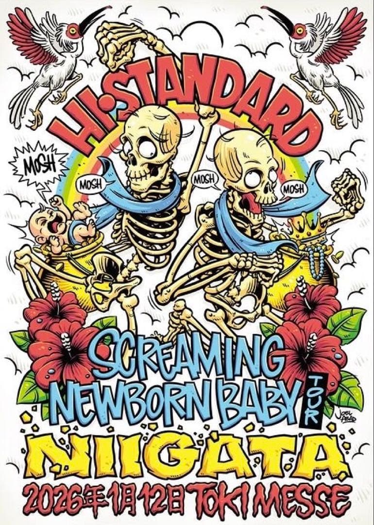 Hi-STANDARD ハイスタンダード SNB朱鷺メッセ限定ポスター 新潟 - メルカリ