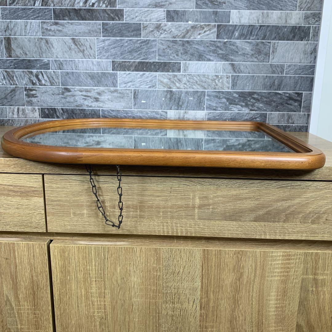 tamoカリモク karimoku　木製　壁掛け鏡　ウォールミラー　日本製