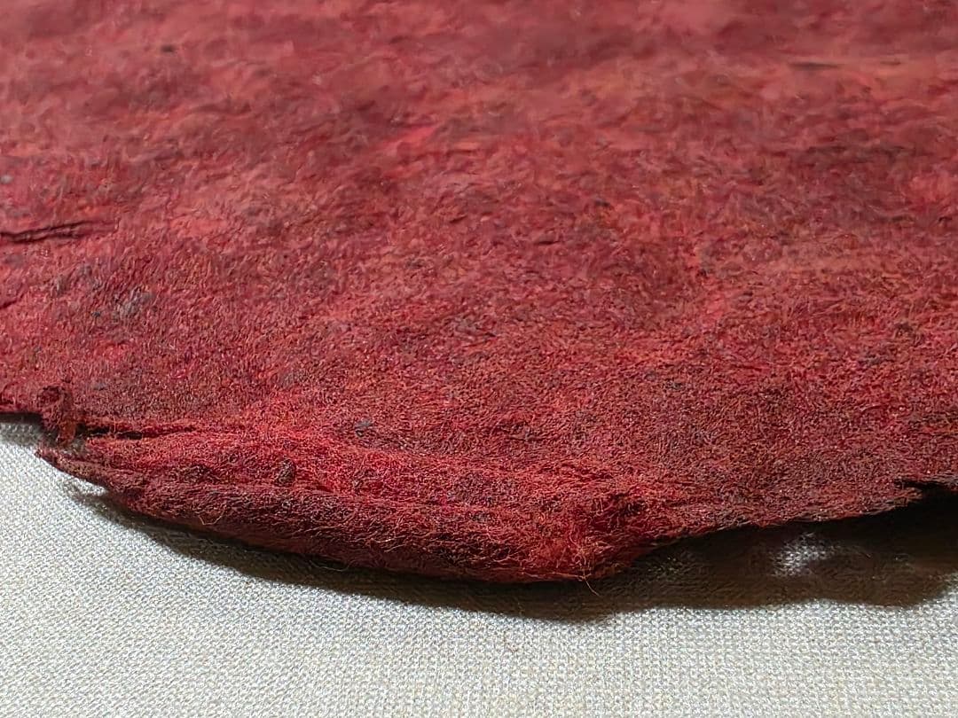 【赤字覚悟❗本物保証】臙脂綿（えんじわた）30cm超え大盤　戦前の日本画絵具染料