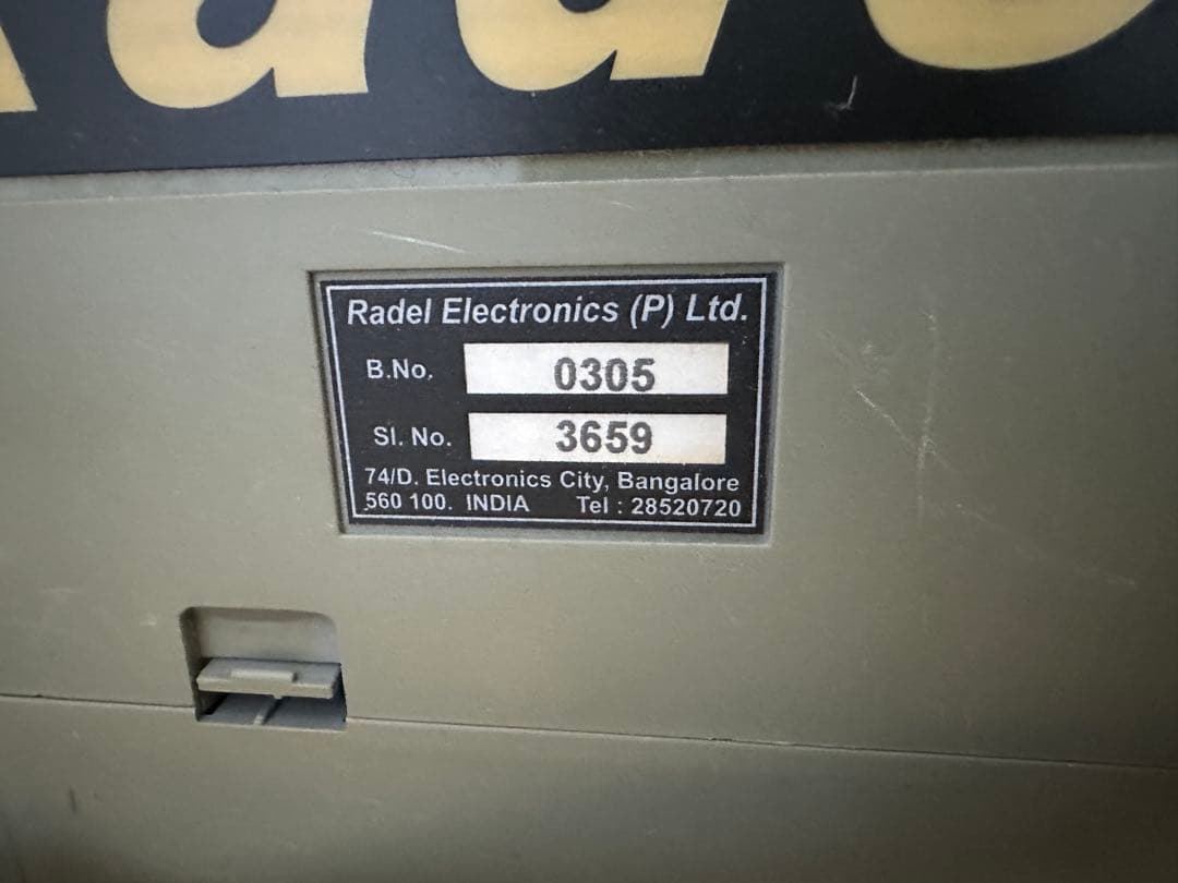 Radel digi 60s タブラマシン　美品　シタール　ヨガ　トレーニング