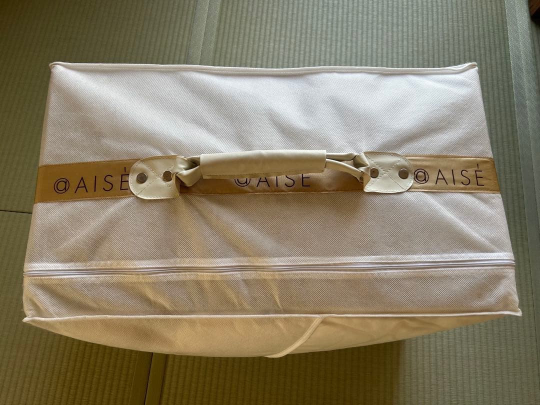 西川羽毛掛け布団 1kg 日本製ベージュ 150x210cm