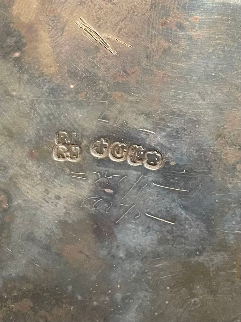 ❣️希少✨イギリスシルバープレートビスケットバレルボックス