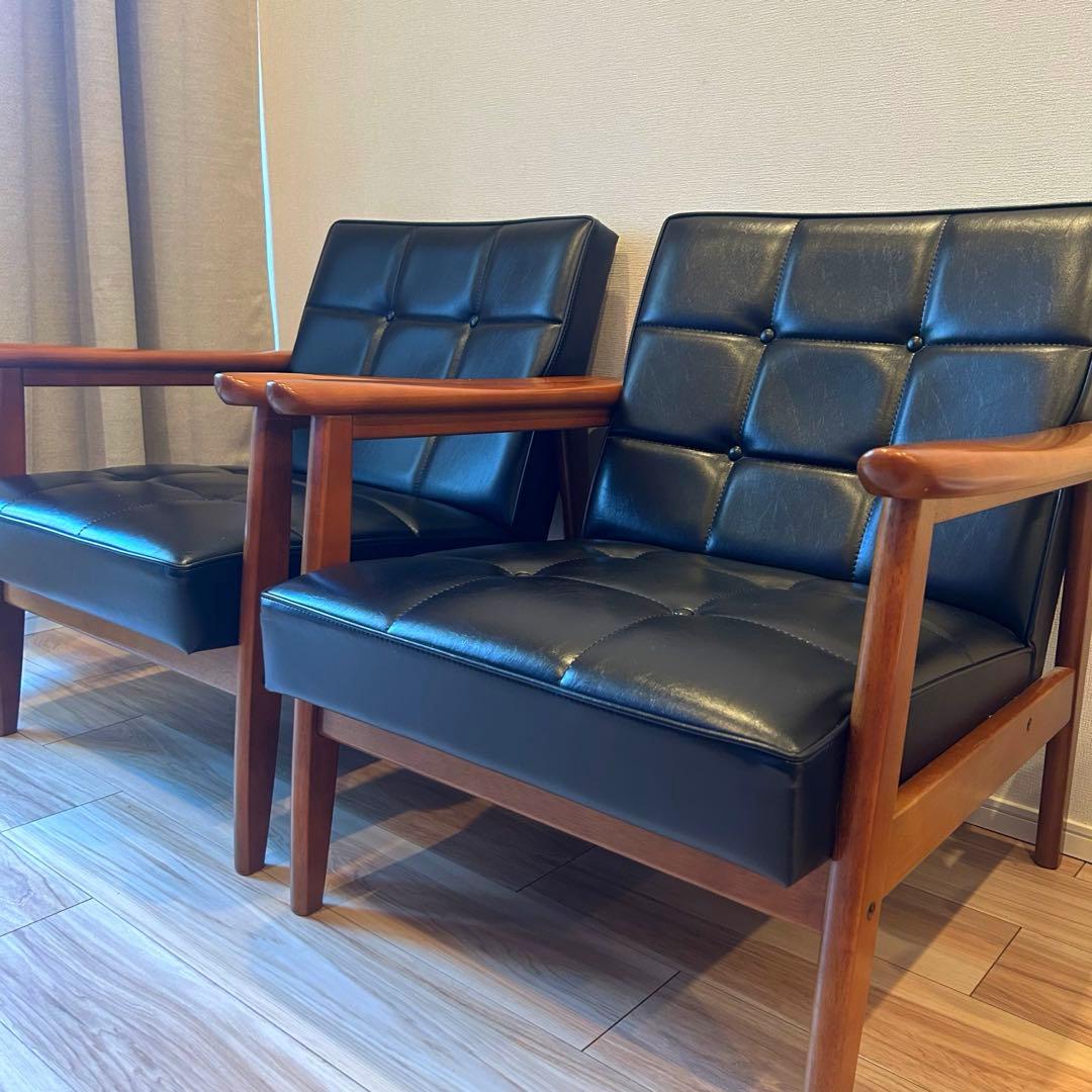 カリモク60 Kチェア 1シーター スタンダードブラック