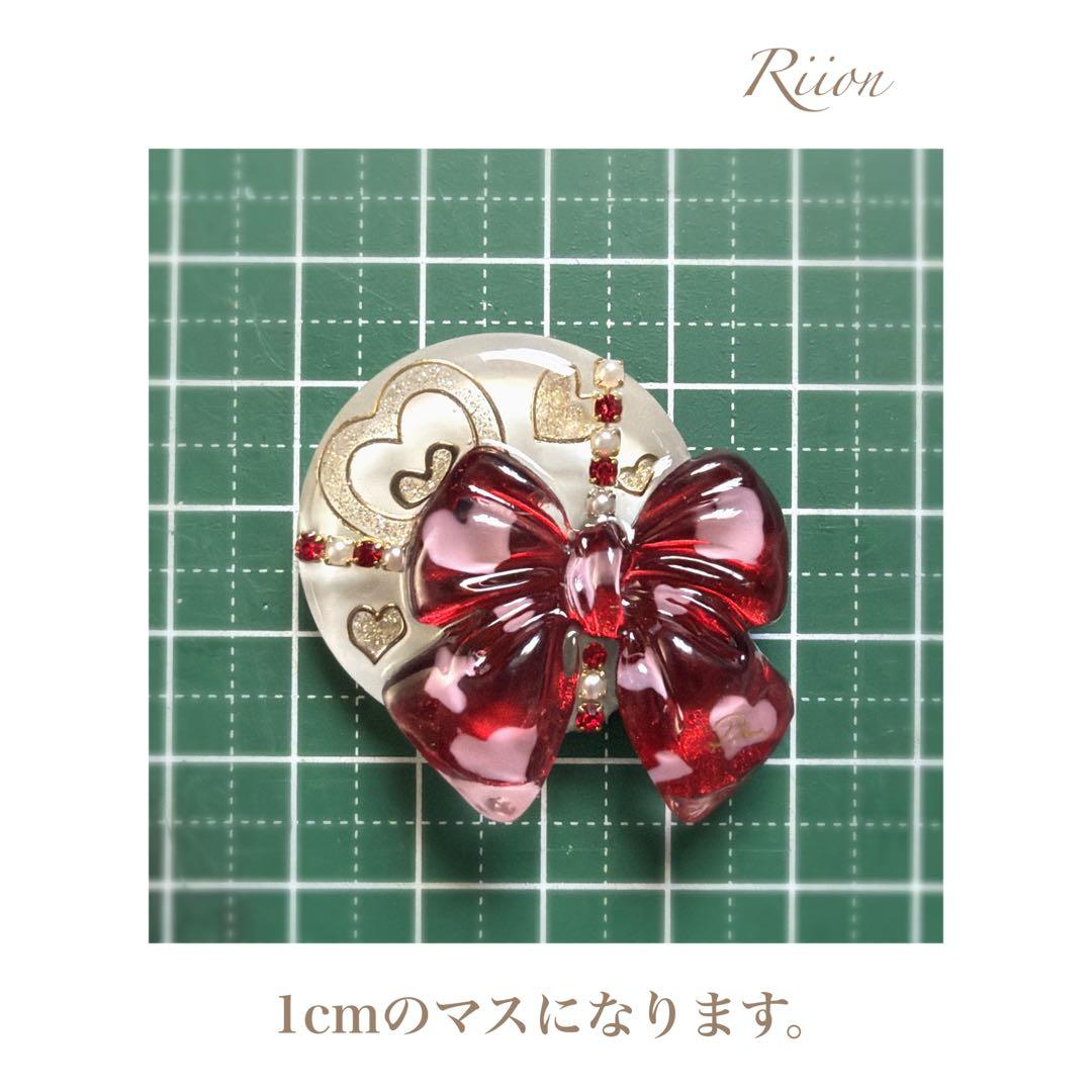 no.1105❅*⋆̩‪ꫛꫀꪝキュートなプレゼント小包❅*レジンヘアゴム・レッド