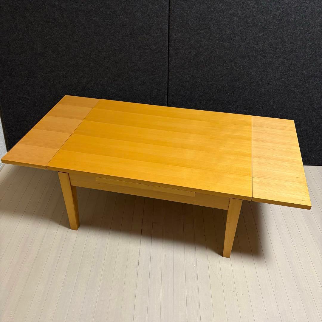 拡張　伸縮　伸長テーブル　ダイニングテーブル　ローテーブル　センターテーブル