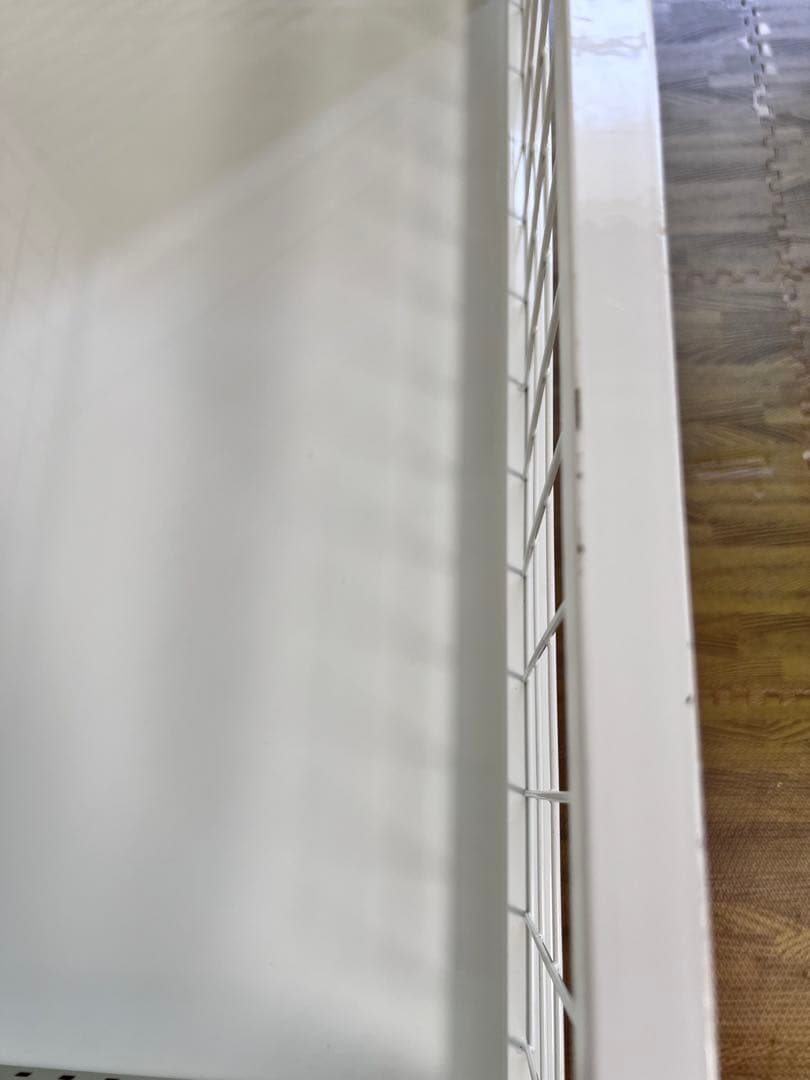 送料込★美品★ディノス　頑丈押し入れ収納ワゴン ホワイト幅45 白　キャスター付