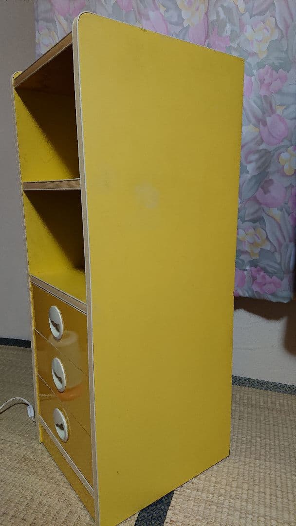 昭和レトロ　ファンシー　引き出し　カラーボックス　棚　70年代 80年代　ポップ
