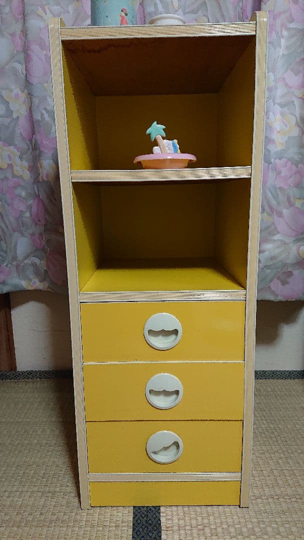 昭和レトロ　ファンシー　引き出し　カラーボックス　棚　70年代 80年代　ポップ