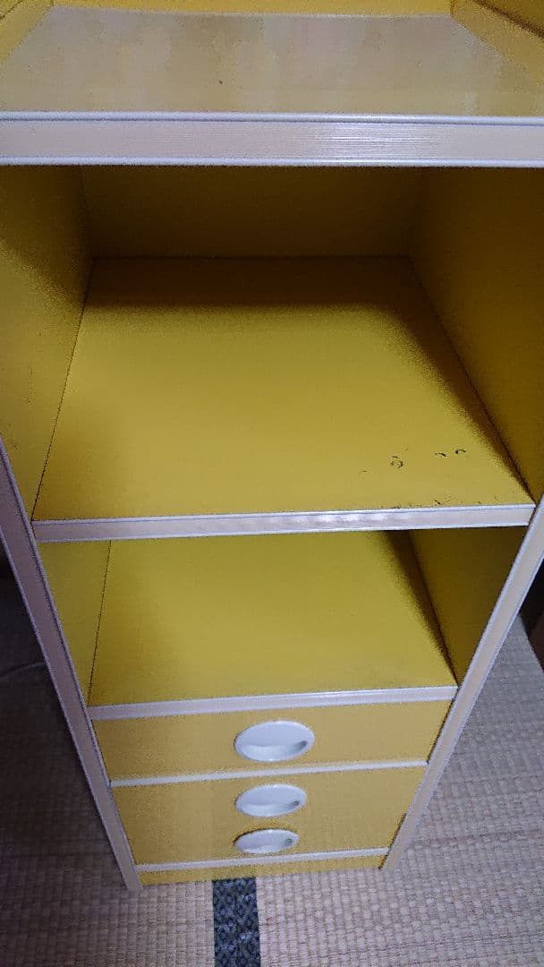 昭和レトロ　ファンシー　引き出し　カラーボックス　棚　70年代 80年代　ポップ