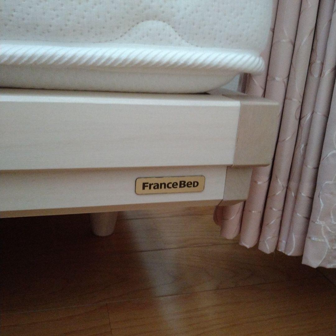 FranceBedExcellent マットレスフレームベッドパッド付1台送料込