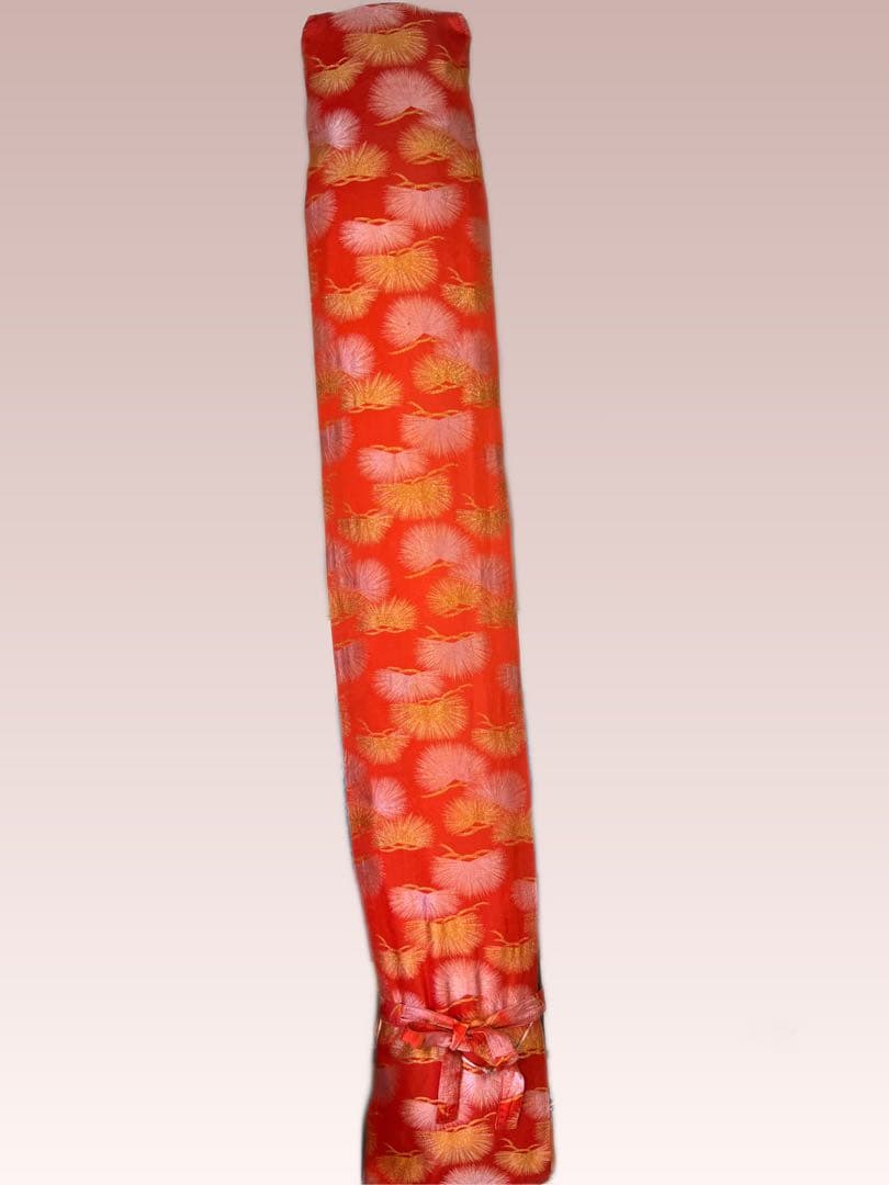 【週末SALE】お値下げ歓迎！　琴 13弦 木製 赤花柄カバー　付属品有り