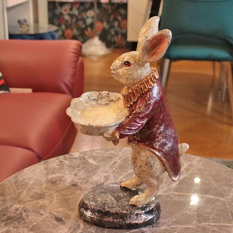 アクセサリートレイ うさぎ ラビット 置物 可愛いインテリア 129-121