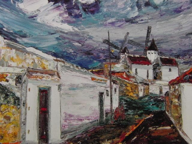 鈴木マサハル、【クリプターナ村】、希少な大判額装用画集より、美品