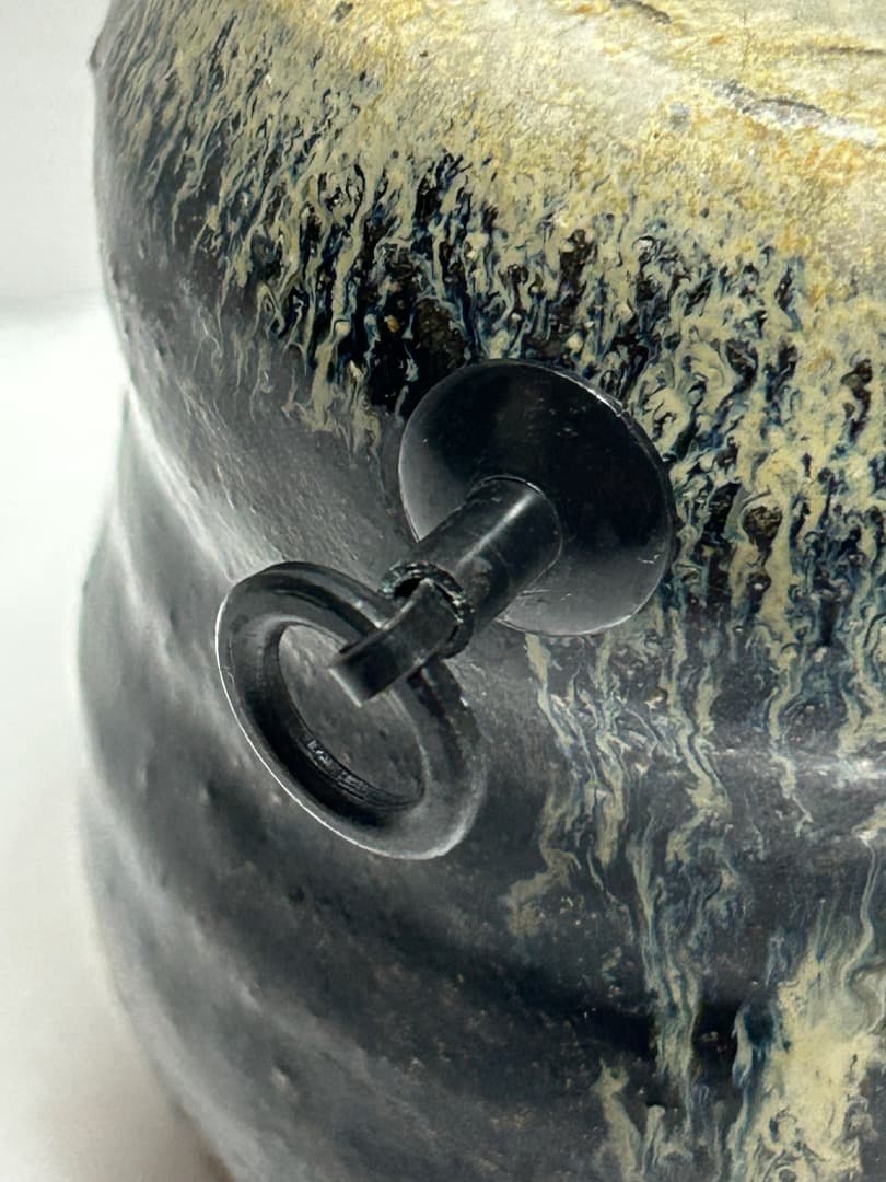 朝鮮唐津 掛花入 (鏡山窯 井上東也) - メルカリ