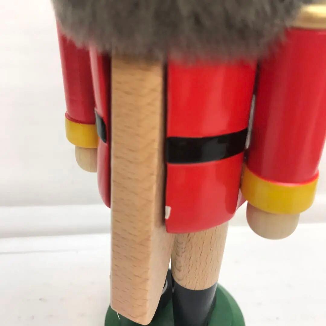 木製 くるみ割り人形 約17cm ドイツ製 ドレゲノ社