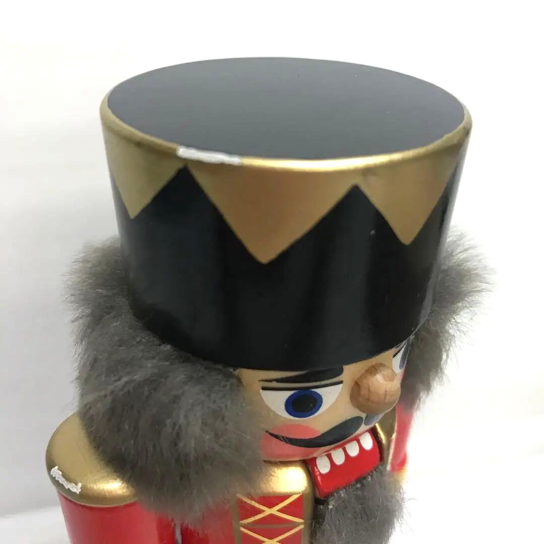 木製 くるみ割り人形 約17cm ドイツ製 ドレゲノ社