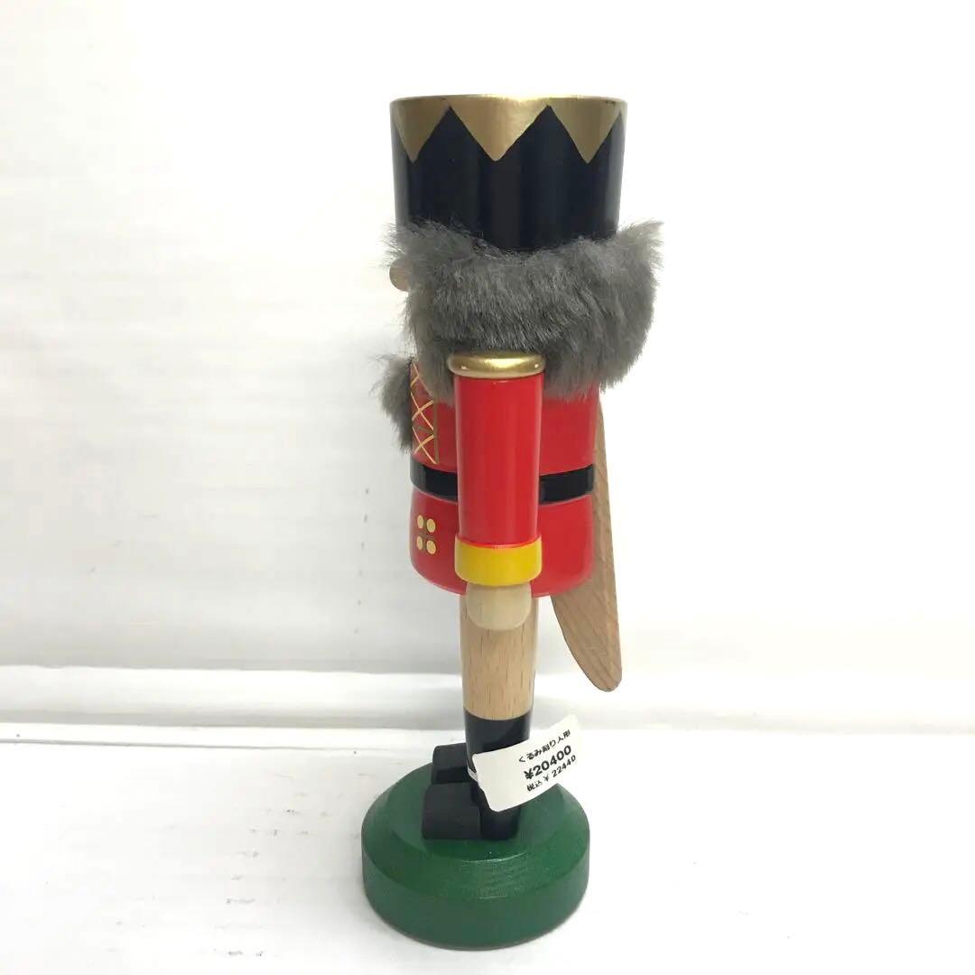 木製 くるみ割り人形 約17cm ドイツ製 ドレゲノ社