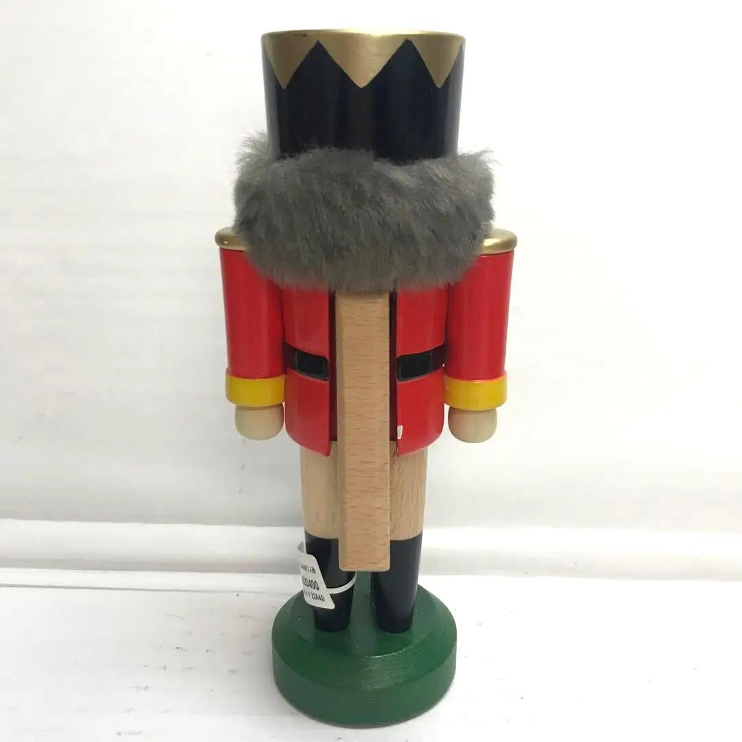 木製 くるみ割り人形 約17cm ドイツ製 ドレゲノ社