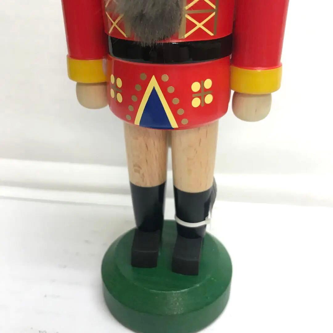 木製 くるみ割り人形 約17cm ドイツ製 ドレゲノ社