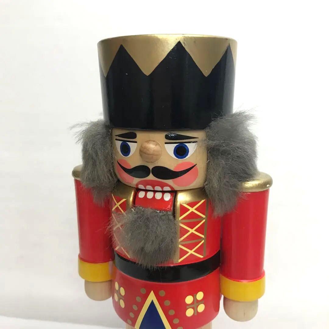 木製 くるみ割り人形 約17cm ドイツ製 ドレゲノ社