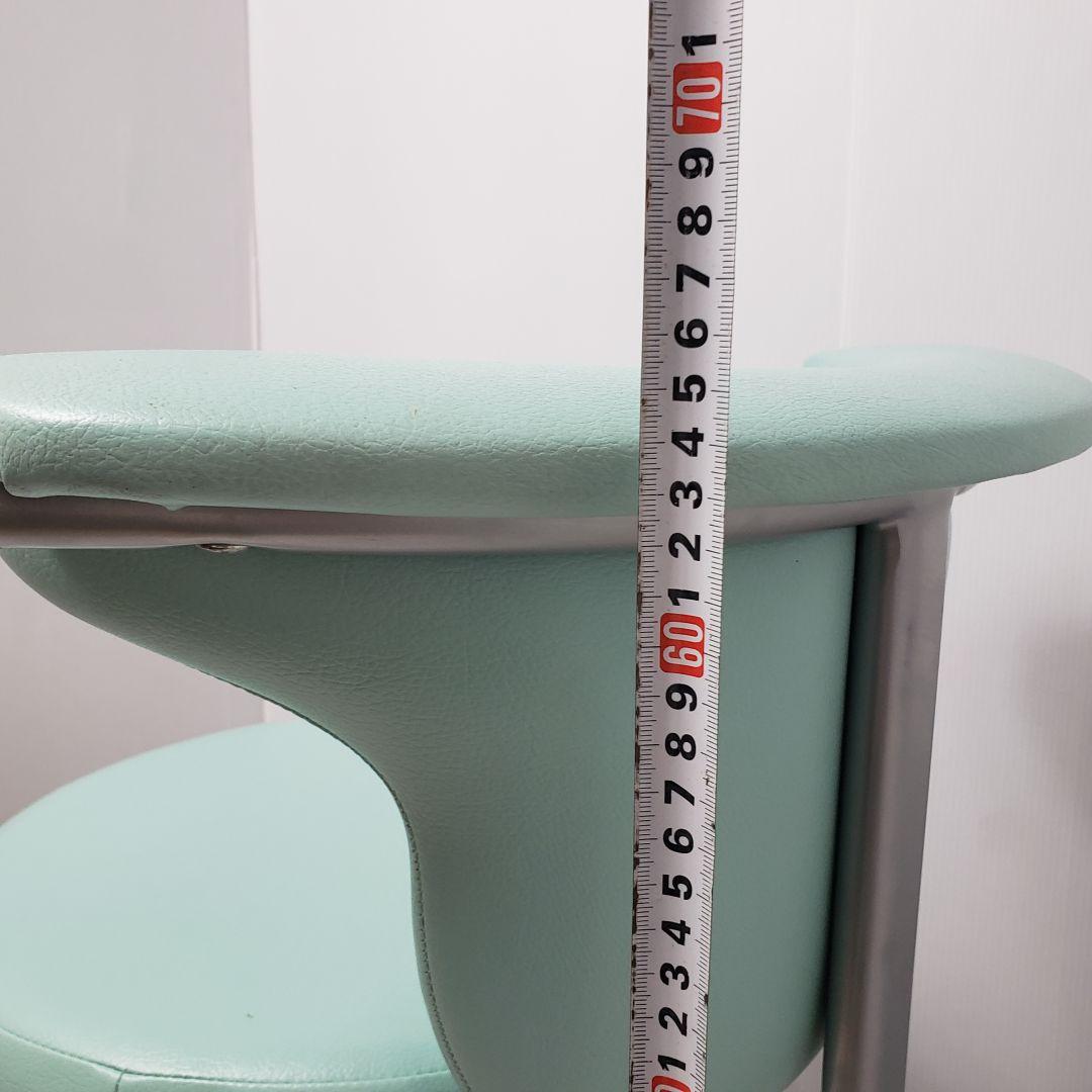 ②病院ドクター用丸椅子　藤沢工業　ACS700LBL　オフィースチェア　送料込み