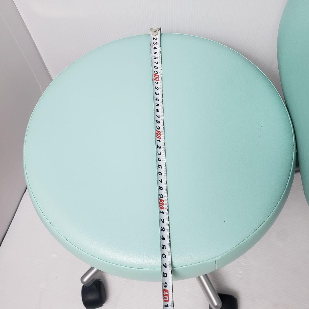 ②病院ドクター用丸椅子　藤沢工業　ACS700LBL　オフィースチェア　送料込み