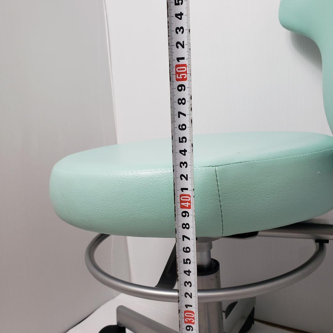 ②病院ドクター用丸椅子　藤沢工業　ACS700LBL　オフィースチェア　送料込み