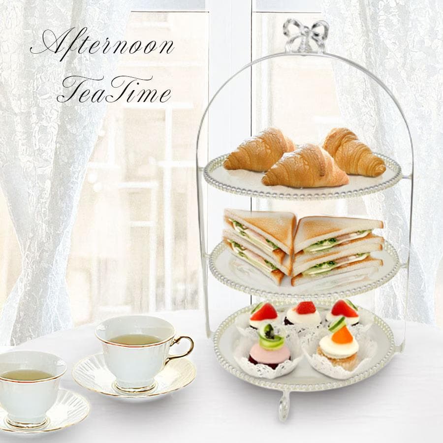 新品　最終お値下げ　ケーキスタンド３段