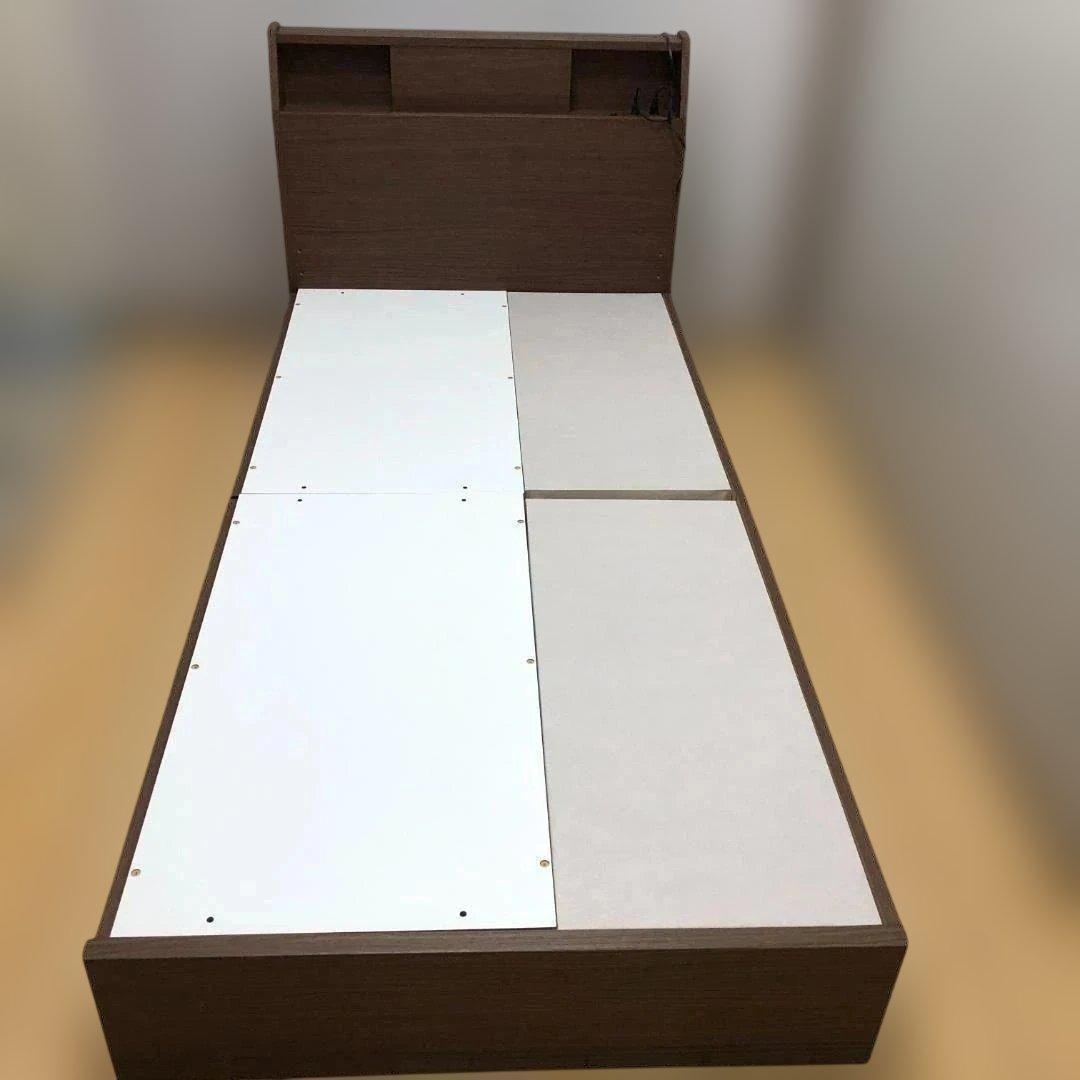 ニトリ Nスリープ　収納&コンセント シングルベッドセット 88132-1-