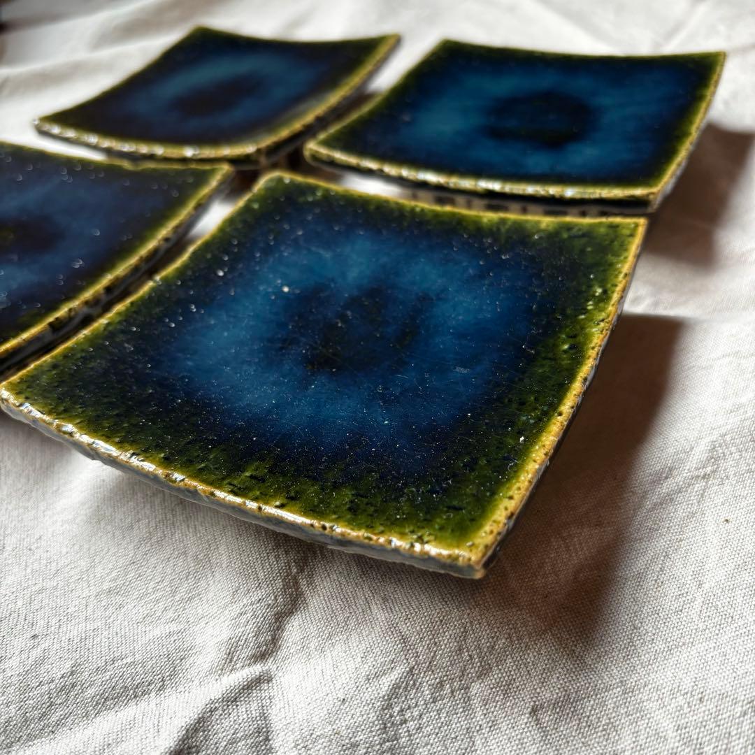 5点セット 角皿 正方形 うつわ 和食 日本料理 寿司 - メルカリ