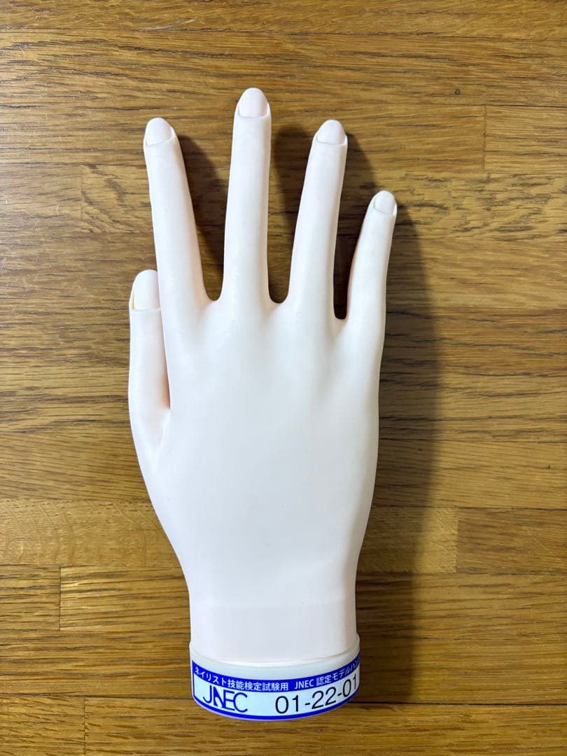 ネイルアート用手モデル2個とシールセット