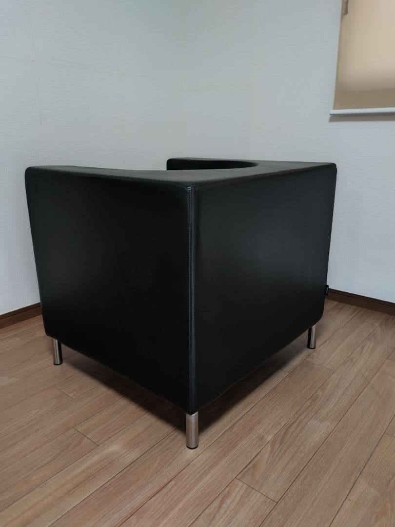 SWEDESE/ラウンジ 1pソファ 総革 デザイナーズ　未使用品 B