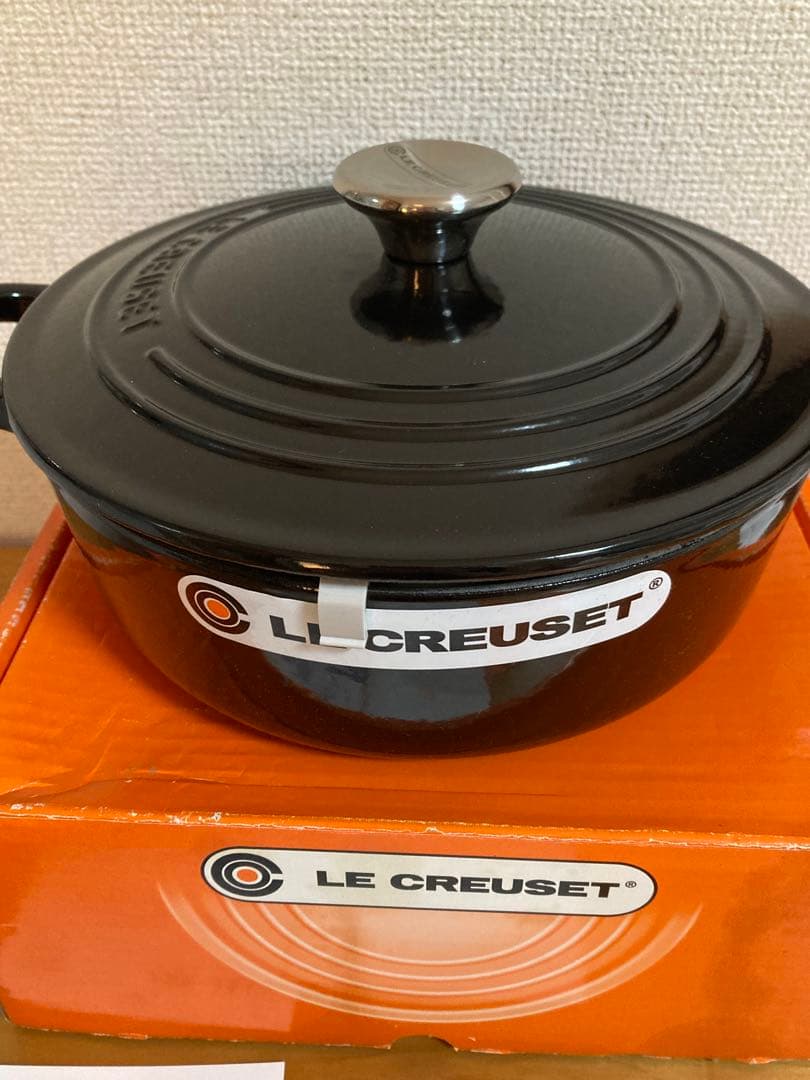 服*ー様 ルクルーゼ ココットジャポネーズ 22cm 新品箱付き シャイニーブラ