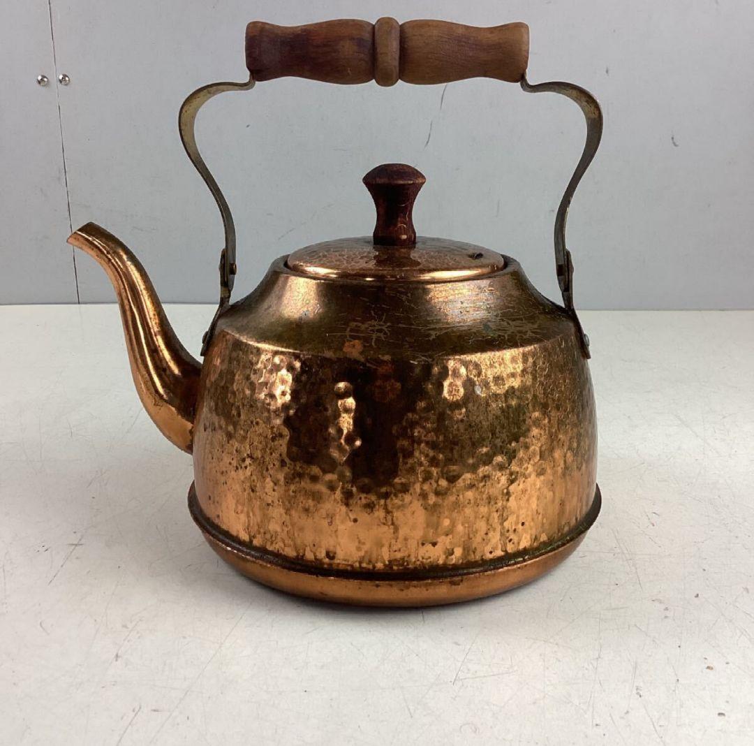 銅 錫引き ヤカン ケトル レトロ アンティーク - メルカリ
