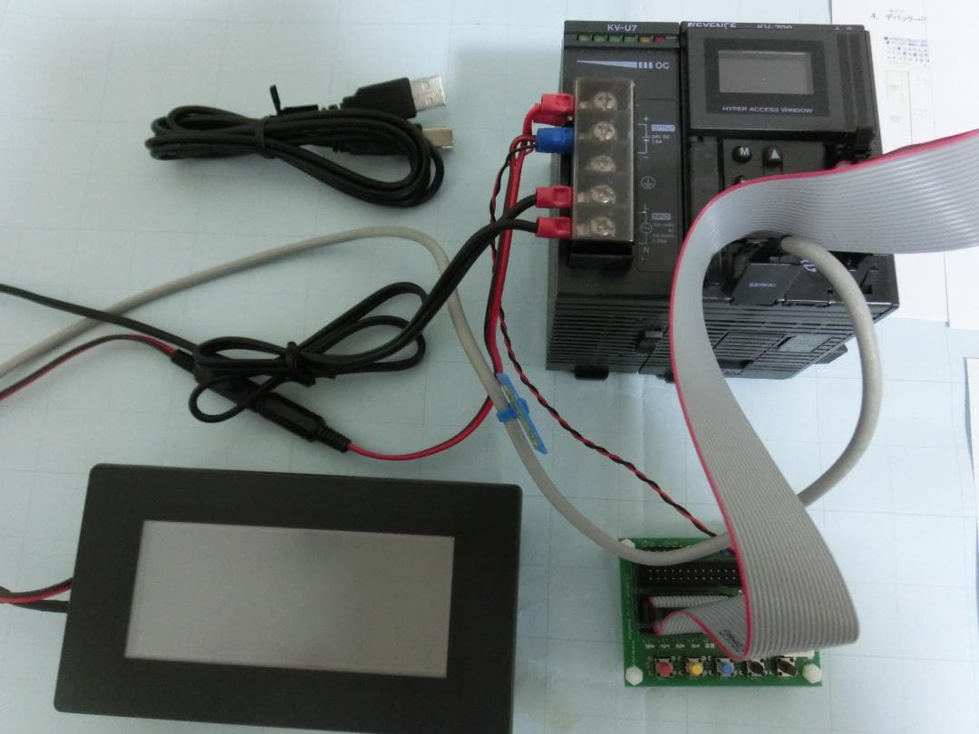 Keyence キーエンスPLC KV700 タッチパネル VT3-W4M 学習