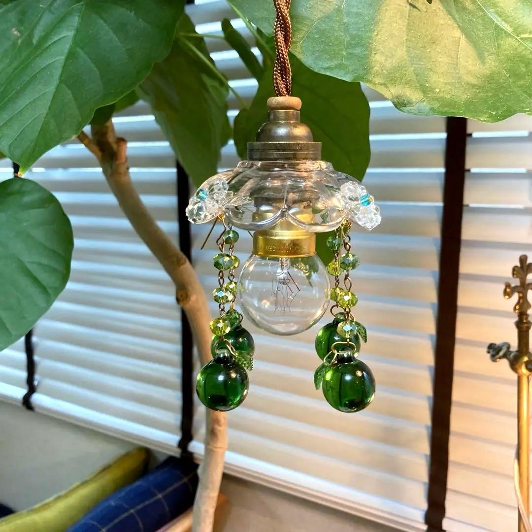 （ご予約⭐︎専用）ミニシャンデリア　（りんご）　1920年　フランスアンティーク