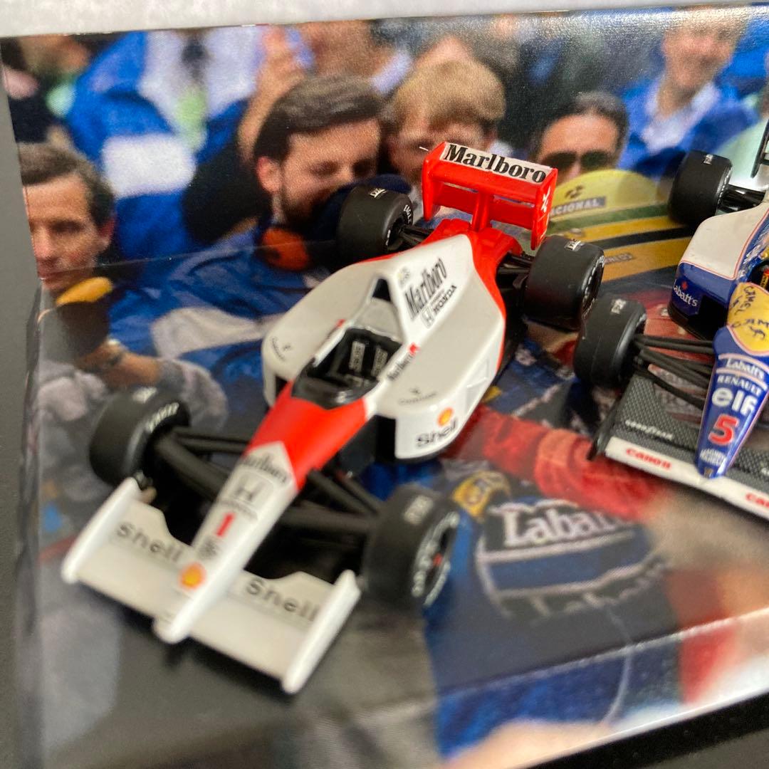 F1 MP4/6 FW14 アイルトンセナ マンセル ケースは ミニチャンプス