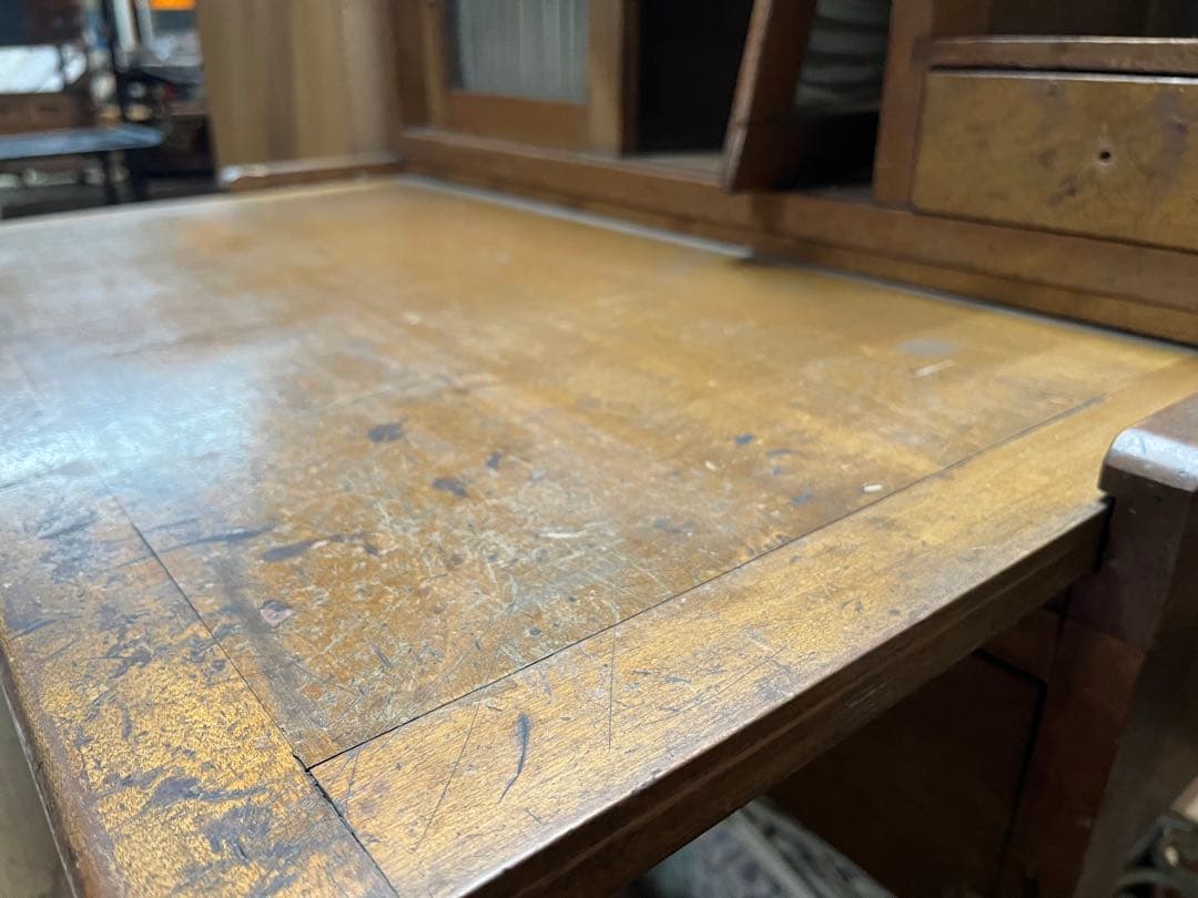 学習机 勉強机 昭和レトロ 当時物 インテリア アンティーク 古道具