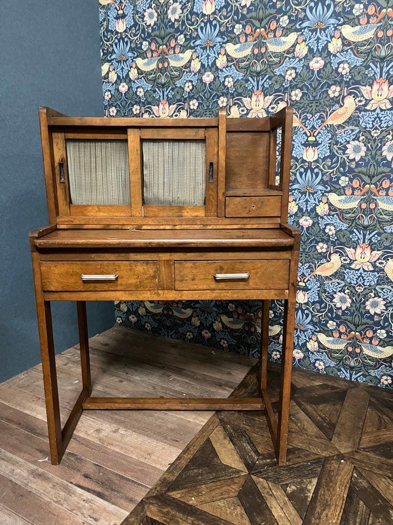 学習机 勉強机 昭和レトロ 当時物 インテリア アンティーク 古道具