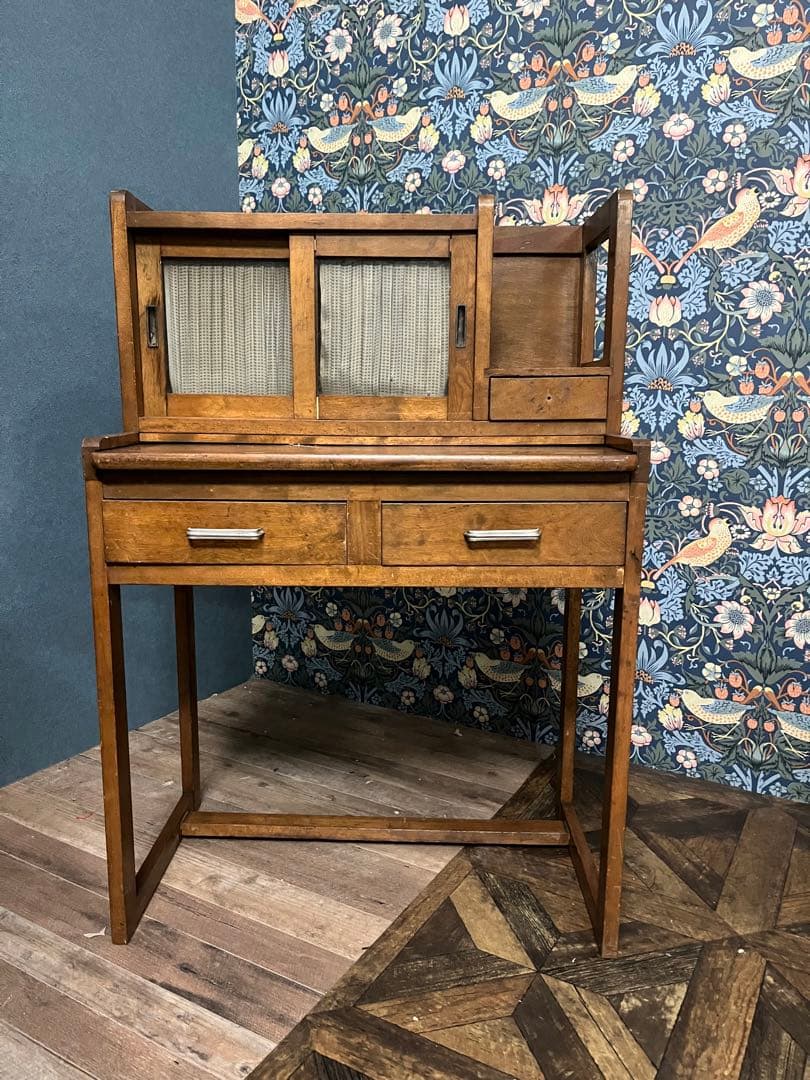 学習机 勉強机 昭和レトロ 当時物 インテリア アンティーク 古道具