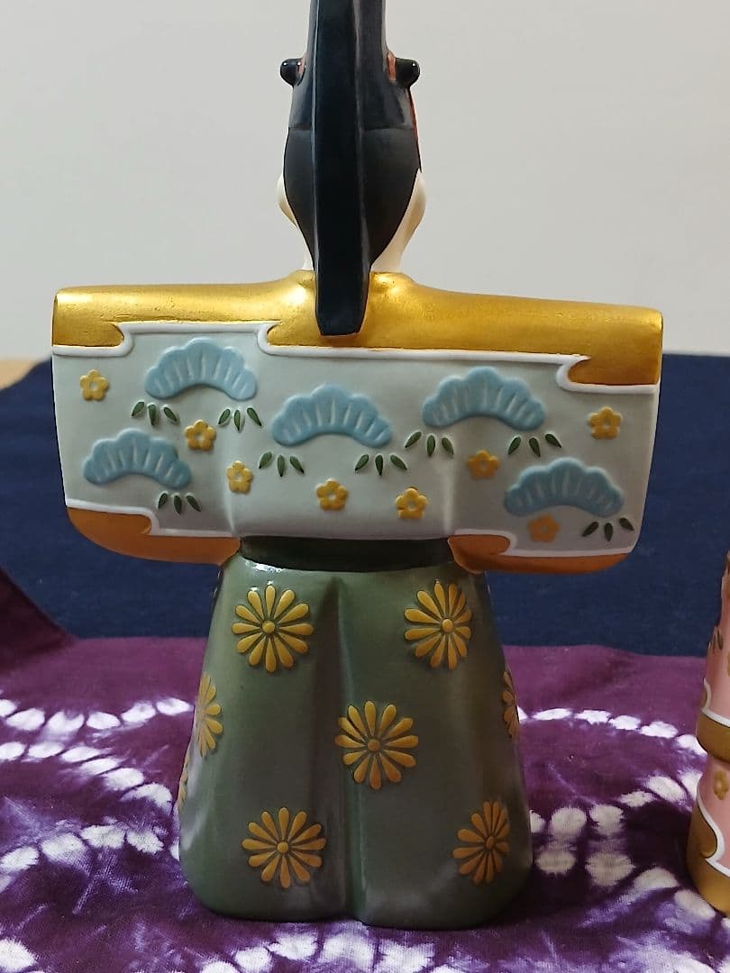 雛人形 立雛のりたけ　陶器製　ヴィンテージ