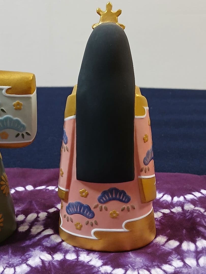 雛人形 立雛のりたけ　陶器製　ヴィンテージ