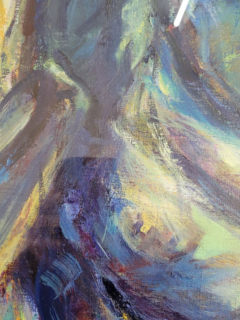 THE NUDE　油彩画