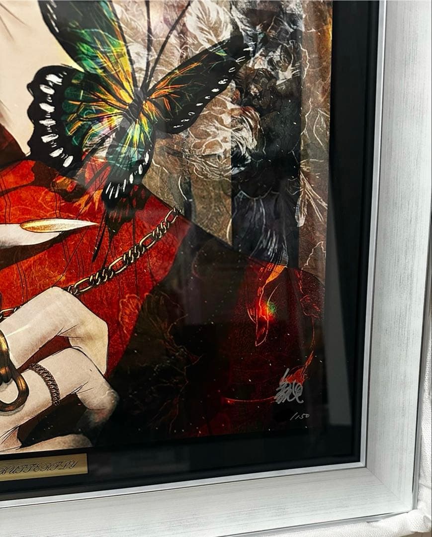 皐月恵 版画 スワローテイルバタフライSWALLOWTAIL BUTTERFLY