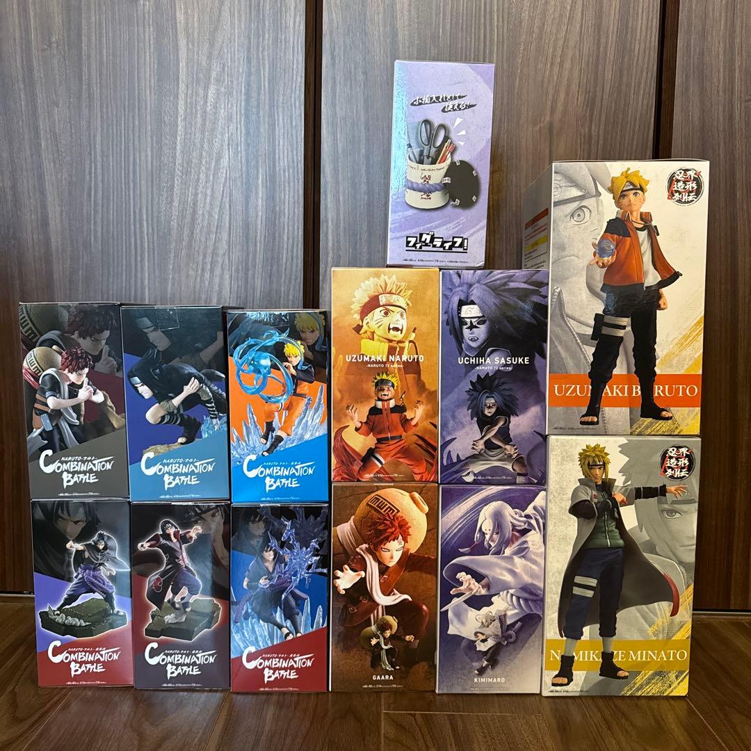 NARUTO疾風伝　フィギュア13体セット　棺桶/忍界造形列伝/バイブレーション