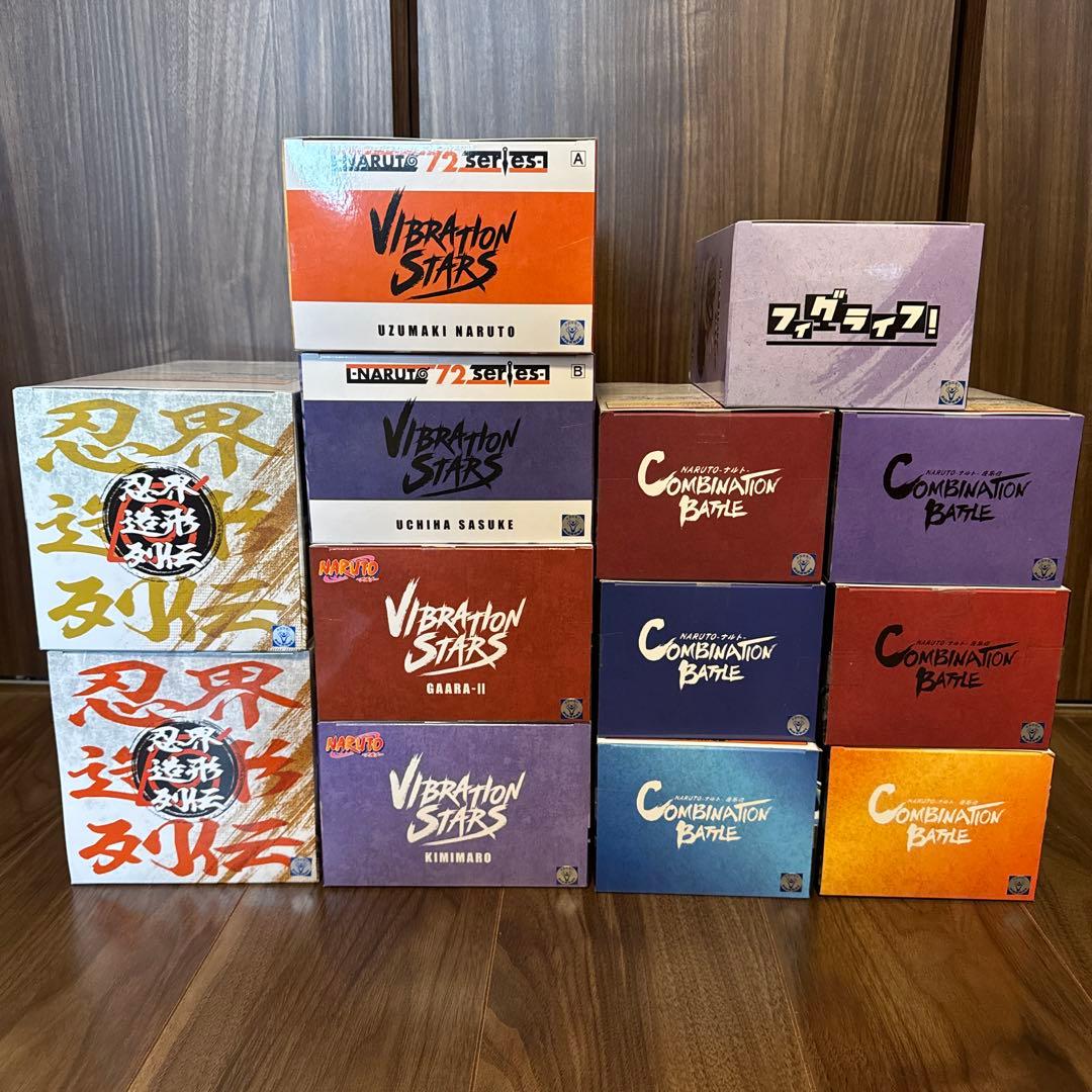 NARUTO疾風伝　フィギュア13体セット　棺桶/忍界造形列伝/バイブレーション