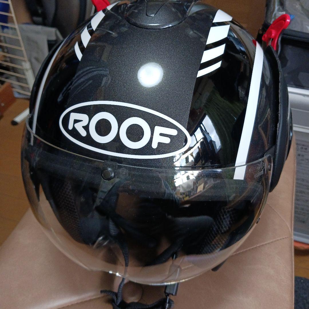 ROOF 　BOXER　V8システムヘルメット ブラック/ホワイトLP20